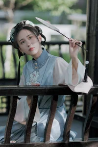 Captivating Visuals: YiTuYu Art Language Vol.4983 Showcasing the Grace of Zhao Min - image 1