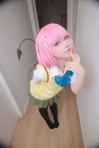 Coser G44 Mengmeng: Dive into the Sweet Charm of Pink Hair Cosplay | 23P Collection - image 2