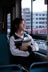 YITUYU Art Language 2024 Collection: Aesthetic Portrait Photography Featuring Elegant Schoolgirl Style - image 7