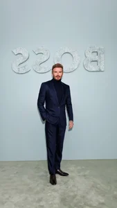 David Beckham’s Front Row Elegance: A Masterclass in Modern Men’s Tailoring and Celebrity Fashion Influence - image 2