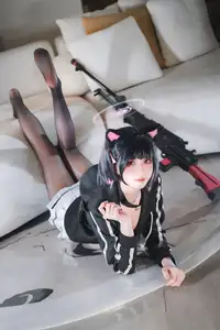 Coser Shuang Mu Fu Su Embodies Kaho Hinoyama: A Playful & Charming Angelic Cat Girl [35P] - image 9
