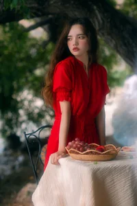 Elegant Red Dress Fashion Series - YiTuYu Art Language Vol.9294 featuring Model Rou Rou Xian Tuan Zi - image 10