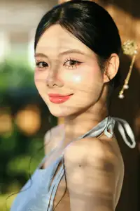 East Asian Grace: Girl in Modernized Attire and Exquisite Hair Ornament - image 13
