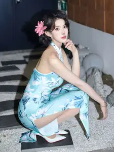 XiuRen No.10594: Li Shuang Er's Graceful Charm in a Modern Cheongsam, Captivating Asian Beauty. - image 32