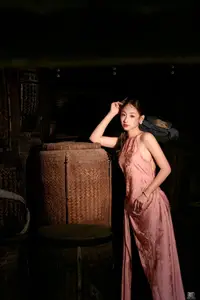 Captivating Asian Beauty Elegant Vietnamese Woman in Graceful Pink Attire - image 1
