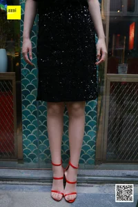 IESS Zizi Portrait: Elegant Backless Fashion with Sandals and Sheer Hosiery - image 27