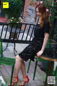 IESS Zizi Portrait: Elegant Backless Fashion with Sandals and Sheer Hosiery - image 75