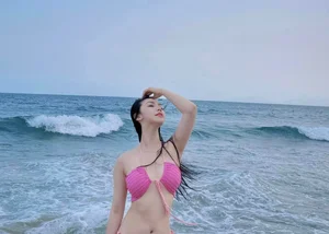 Quynh Kool Sets Summer Trends in a Stunning Pink Bikini Collection - image 4