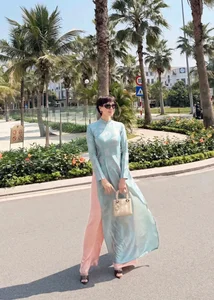 The Stunning U50 Beauty of Doan Van Hau’s Mother-in-Law in Traditional Vietnamese Ao Dai - image 0