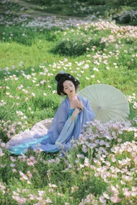 Art Language Vol.6829 by YiTuYu Featuring Model Ling Zi Xi - image 1
