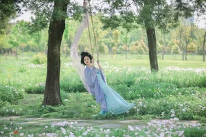 Art Language Vol.6829 by YiTuYu Featuring Model Ling Zi Xi - image 6