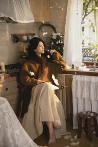 Dan Dan's Serene Autumn Afternoon in a Cozy Kitchen YiTuYu Vol8785 - image 6