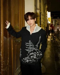 Asian Male Stars Steal the Spotlight with High-Fashion Style at Paris Fashion Week - image 4