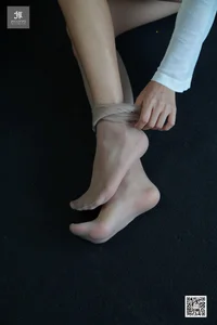 Elegant Sophie Hosiery Art Collection - IESS 179 Sophie Taking Off Socks Gallery - image 6