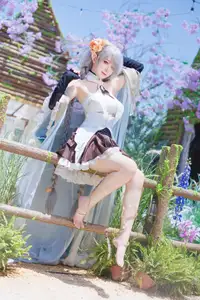 Coser Feng Jiang Jiang V as Aifoshen: Ethereal Beauty in a Natural Fantasy Setting - image 4