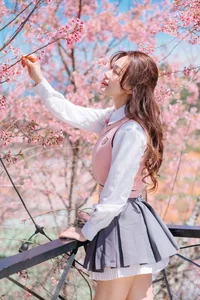 Sweet Spring Moments: Preppy Style Under Cherry Blossoms - image 6