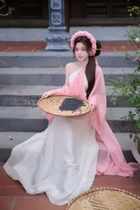 Graceful Vietnamese Beauty: A Modern Traditional Muse in a Serene Setting - image 1