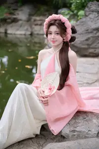 Graceful Vietnamese Beauty: A Modern Traditional Muse in a Serene Setting - image 10
