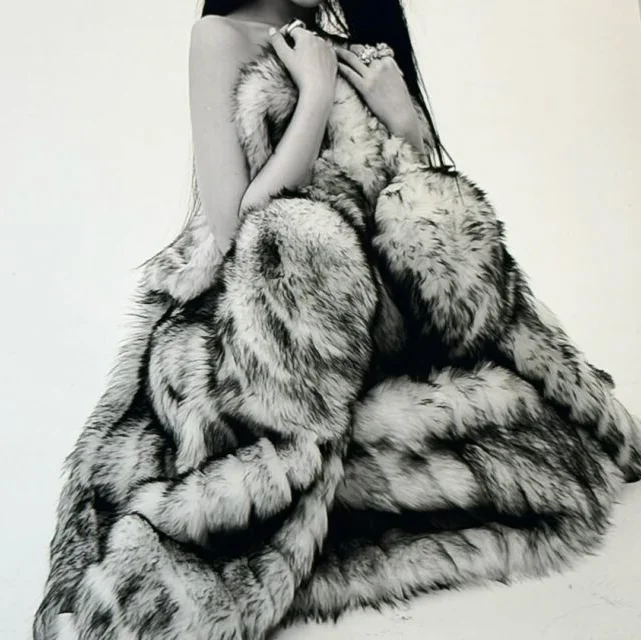 Stunning Ningning of aespa for DAZED Korea: Bold High-Fashion Editorial Featuring Iconic Shaggy Shawl and Avant-Garde Style