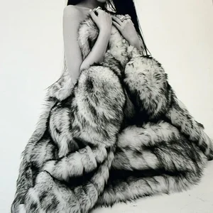 Stunning Ningning of aespa for DAZED Korea: Bold High-Fashion Editorial Featuring Iconic Shaggy Shawl and Avant-Garde Style - image 0