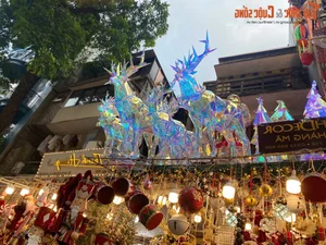 Hanoi Holiday Magic: Exploring the Festive Christmas Decorations of Hang Ma Street - image 9