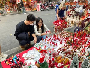 Hanoi Holiday Magic: Exploring the Festive Christmas Decorations of Hang Ma Street - image 1