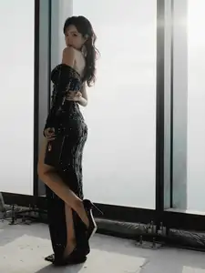 Kieu Trinh Xiu: 'Milk Tea Hot Girl' Unveils Mature Allure in a Glamorous Black Lace Dress - image 6