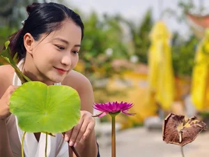 The Elegant Style Evolution of NSND Việt Anh’s Partner in Latest Photos - image 5