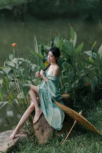 YiTuYu Art Language Vol.7786 Featuring Model Da Xi Dacy - image 9