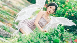 YiTuYu Art Language Vol.5675: Featuring the Elegant Min Zui Xiao Mo Xuan Portrait Collection - image 12