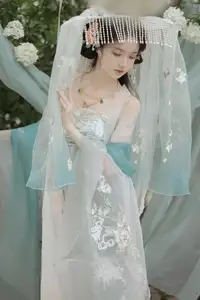 Ethereal Hanfu Beauty: Bao Zou Qi Qi in YiTuYu Vol.8607 Art Collection - image 12