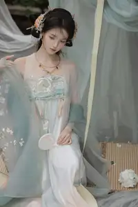 Ethereal Hanfu Beauty: Bao Zou Qi Qi in YiTuYu Vol.8607 Art Collection - image 3