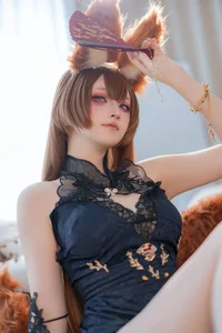 Ethereal Grace: Amagi's Evening Gown Cosplay by Yu Yu - An Azur Lane Masterpiece - image 32