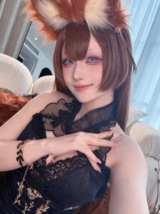 Ethereal Grace: Amagi's Evening Gown Cosplay by Yu Yu - An Azur Lane Masterpiece - image 0