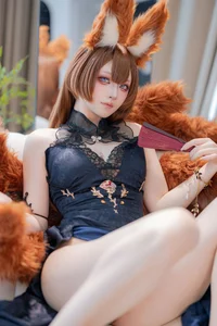 Ethereal Grace: Amagi's Evening Gown Cosplay by Yu Yu - An Azur Lane Masterpiece - image 9