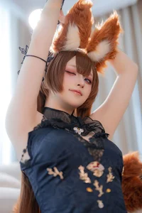 Ethereal Grace: Amagi's Evening Gown Cosplay by Yu Yu - An Azur Lane Masterpiece - image 3