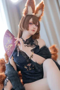 Ethereal Grace: Amagi's Evening Gown Cosplay by Yu Yu - An Azur Lane Masterpiece - image 18