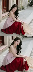 Graceful Vietnamese Beauty: Conical Hat Muse Shines in Ancient Setting - image 14