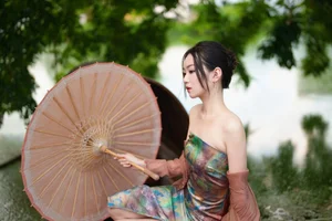 Elegance Redefined: A Look at YiTuYu Art Language Vol.5587 with Di Li Re Ya - image 15