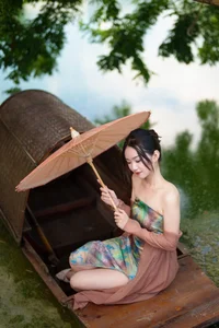 Elegance Redefined: A Look at YiTuYu Art Language Vol.5587 with Di Li Re Ya - image 16
