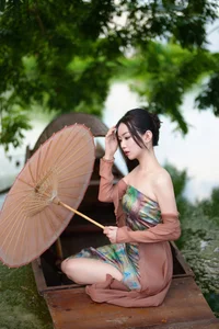 Elegance Redefined: A Look at YiTuYu Art Language Vol.5587 with Di Li Re Ya - image 8
