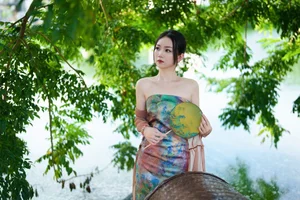 Elegance Redefined: A Look at YiTuYu Art Language Vol.5587 with Di Li Re Ya - image 7