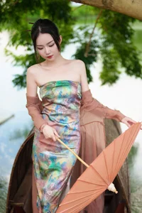 Elegance Redefined: A Look at YiTuYu Art Language Vol.5587 with Di Li Re Ya - image 14