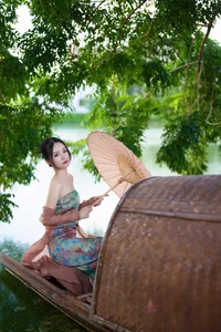 Elegance Redefined: A Look at YiTuYu Art Language Vol.5587 with Di Li Re Ya - image 12