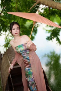 Elegance Redefined: A Look at YiTuYu Art Language Vol.5587 with Di Li Re Ya - image 21