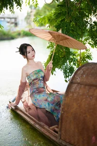 Elegance Redefined: A Look at YiTuYu Art Language Vol.5587 with Di Li Re Ya - image 4