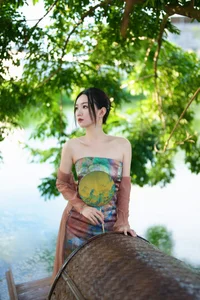 Elegance Redefined: A Look at YiTuYu Art Language Vol.5587 with Di Li Re Ya - image 9