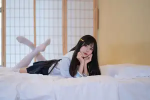 Charming Schoolgirl in Uniform: A Glimpse into Summer Reverie - image 5