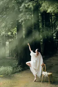 Qing Qing's Ethereal Dance in Enchanted Forest | YiTuYu Art Language Vol.8786 - image 0