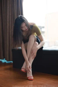 Elegant Style and Sophistication: Xiao Jiu in the IESS High Slit Long Dress Series - image 46